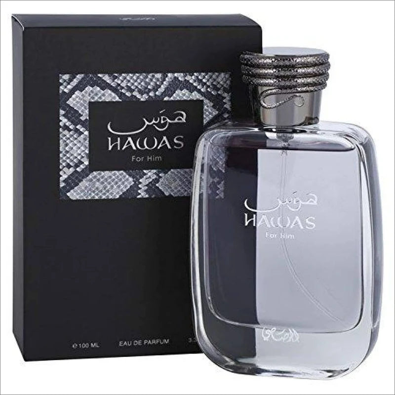 RASASI HAWAS BLACK EDP FOR MEN 100ML Spray A Luxurious and Exclusive Fragrance.FREE SHIPPING