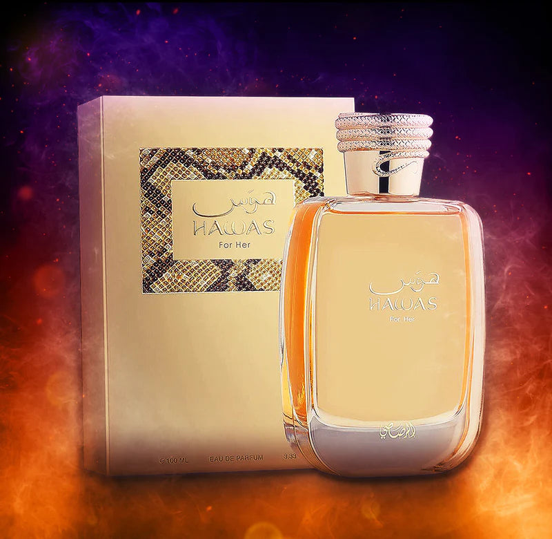 Hawas For Her Eau De Parfum By Rasasi 100ml 3.38 FL OZ.FREE SHIPPING