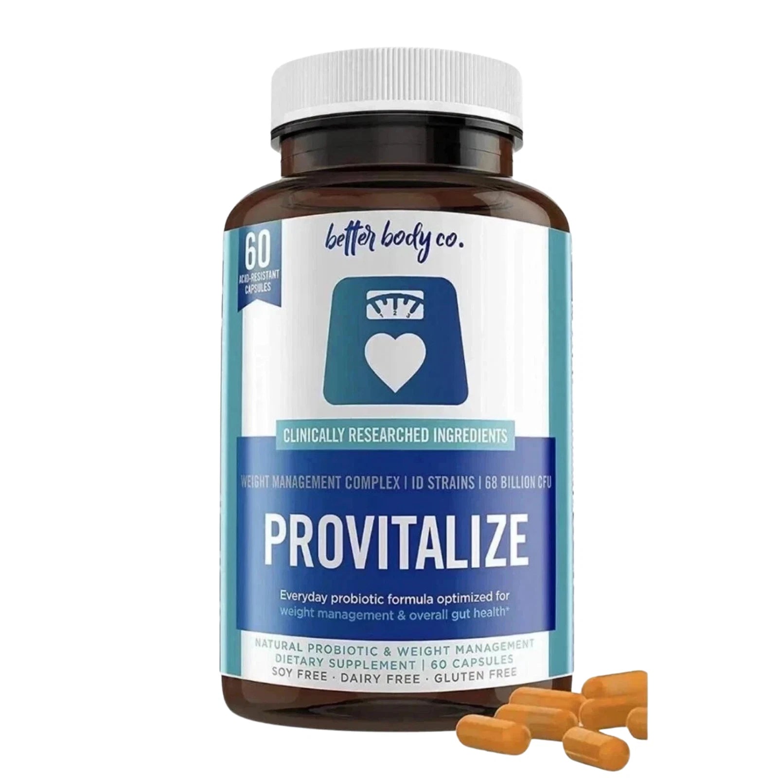 PROVITALIZE Better Body Co/ Natural Menopause Probiotics.FREE SHIPPING