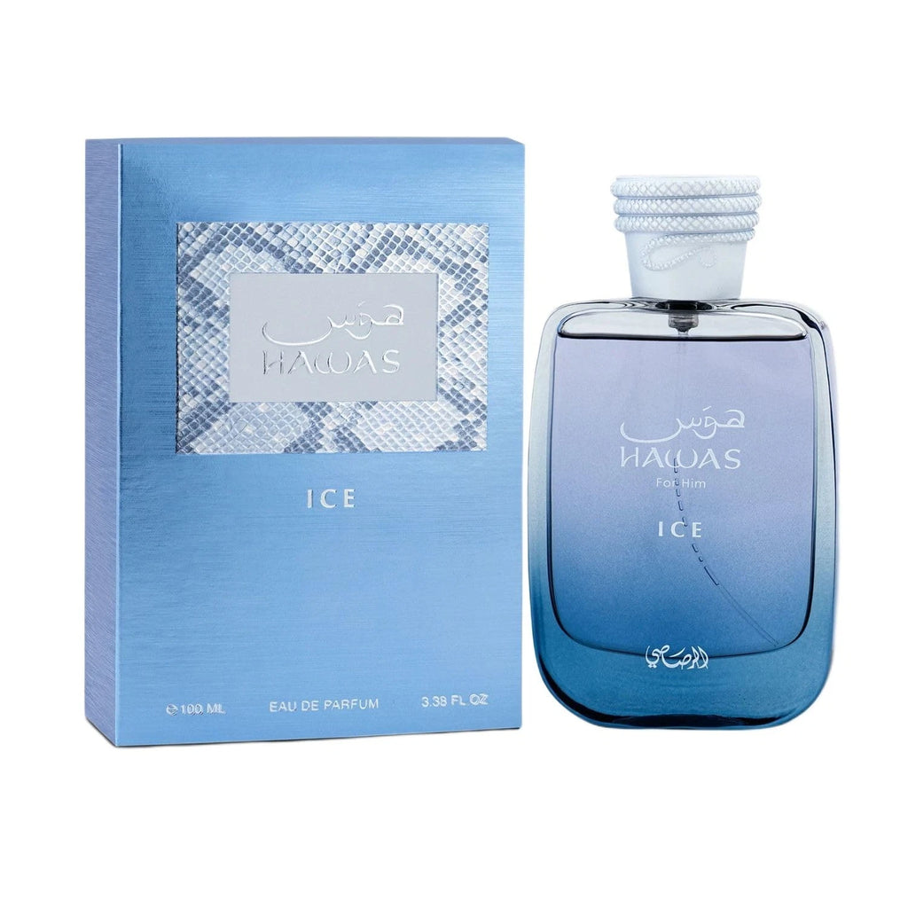 Rasasi Hawas Ice 100ml Edp 3.4 oz  Brand New.FREE SHIPPING